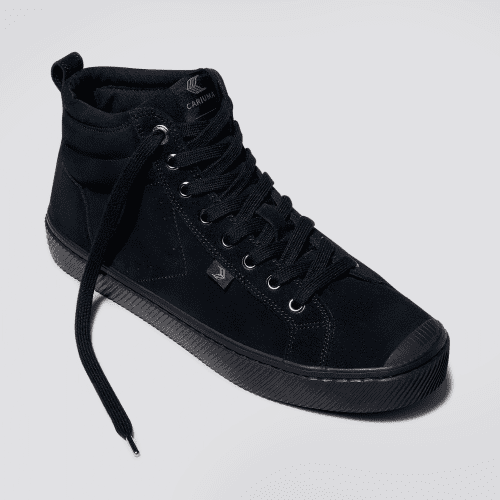 oca high suede all black sneaker.hover