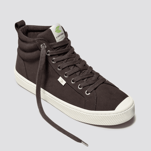 oca high suede brown sneaker.fb feed