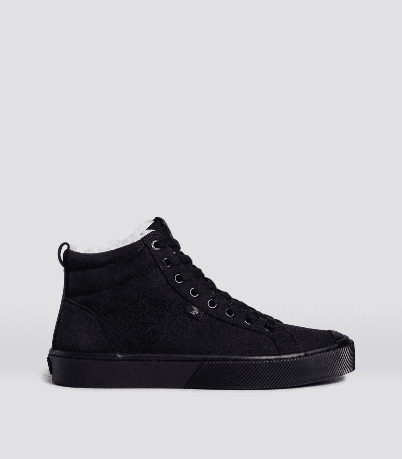 oca high therma all black suede nonvegan sneaker.side view 000823a5 d4aa 4923 8543 88af2fdf8737