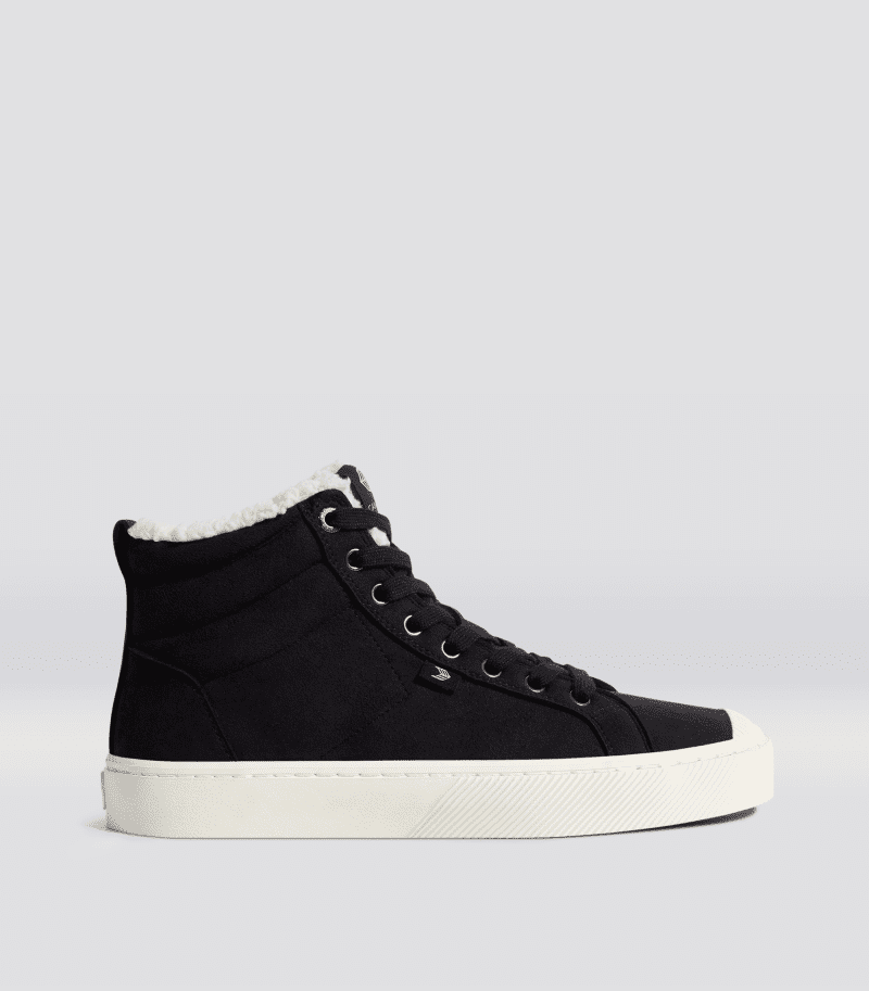 oca high therma black suede nonvegan sneaker.side view 5eb6c7f9 1c99 461e bb8e b05a79d9a590