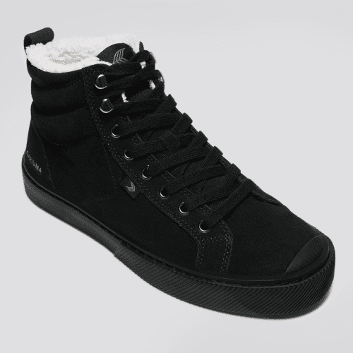 oca high therma hooks all black suede sneaker.slideshow2