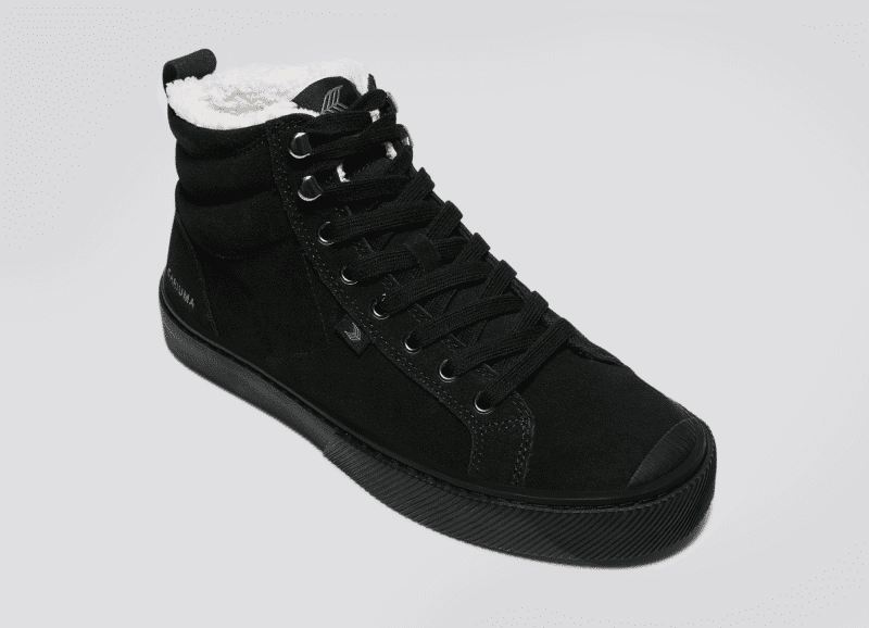 oca high therma hooks all black suede sneaker.slideshow2