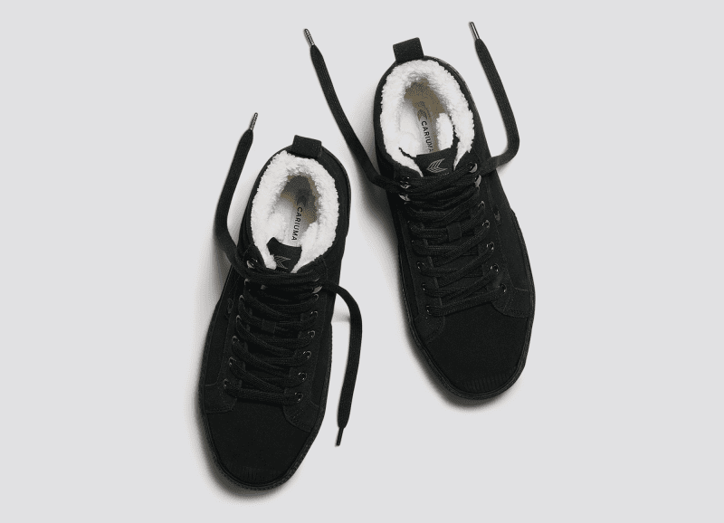 oca high therma hooks all black suede sneaker.slideshow5