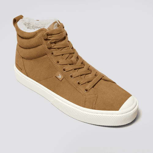 oca high therma hooks camel suede sneaker.hover