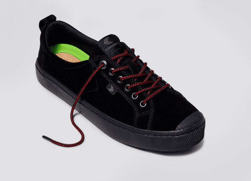 oca low all black suede sneaker.slideshow3