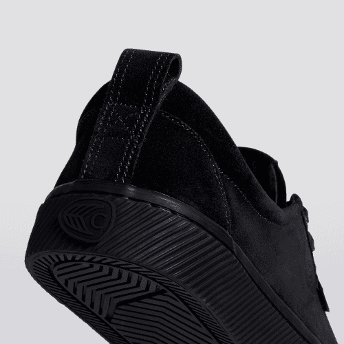 oca low all black suede sneaker.slideshow4