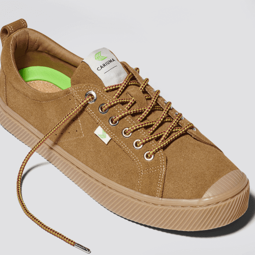 oca low all camel suede sneaker.feature 1