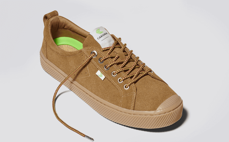 oca low all camel suede sneaker.feature 1