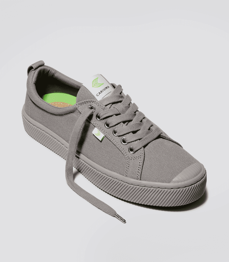 oca low all grey canvas sneaker.fb feed