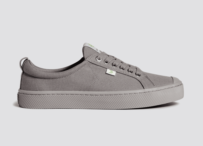 oca low all grey canvas sneaker.slideshow1