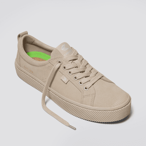 oca low all sand suede sneaker.fb feed