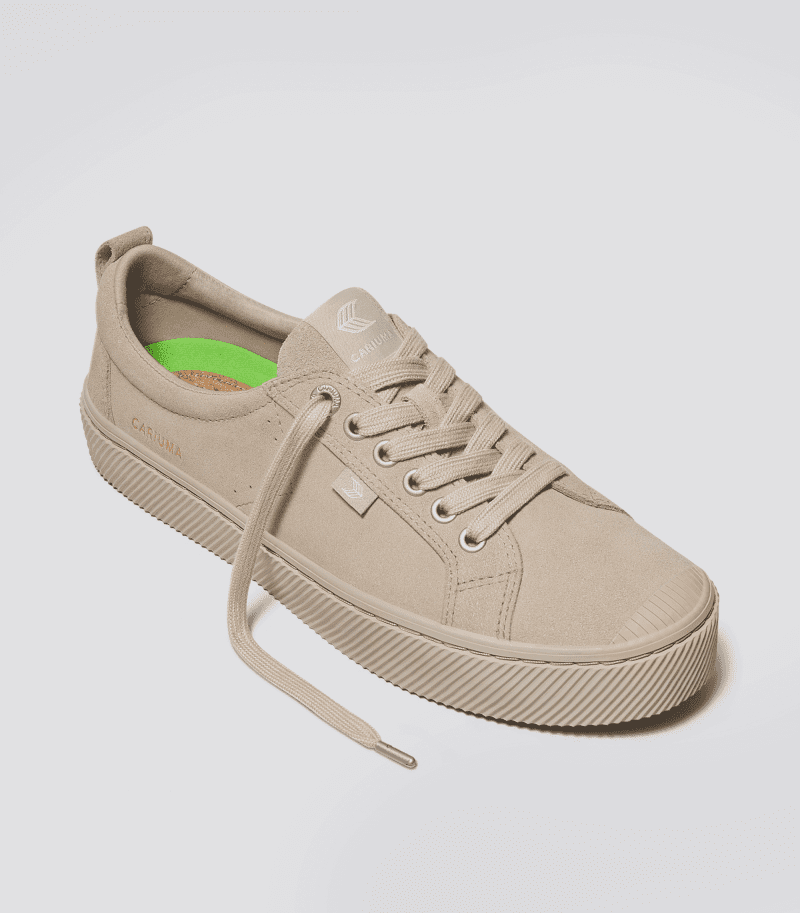 oca low all sand suede sneaker.fb feed