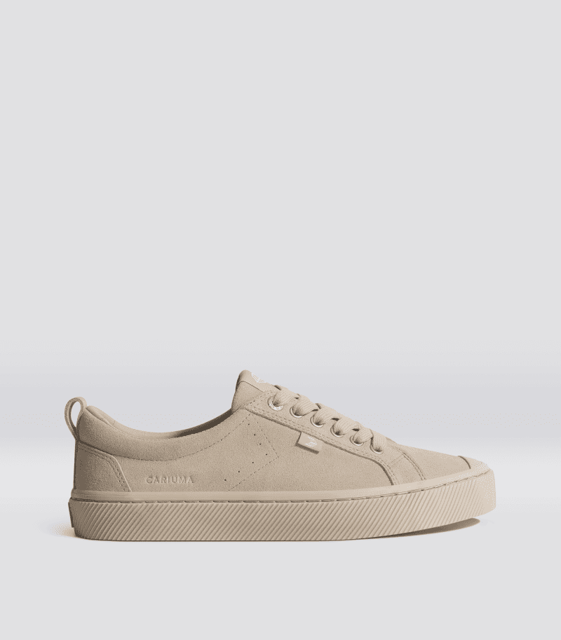 oca low all sand suede sneaker.side view