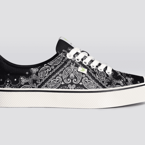 oca low black bandana canvas sneaker.slideshow1