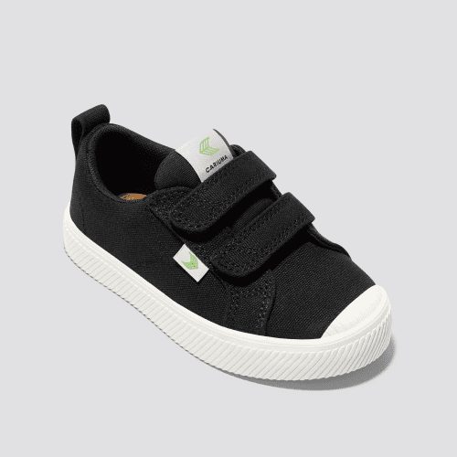 oca low black canvas sneaker kids.fb feed