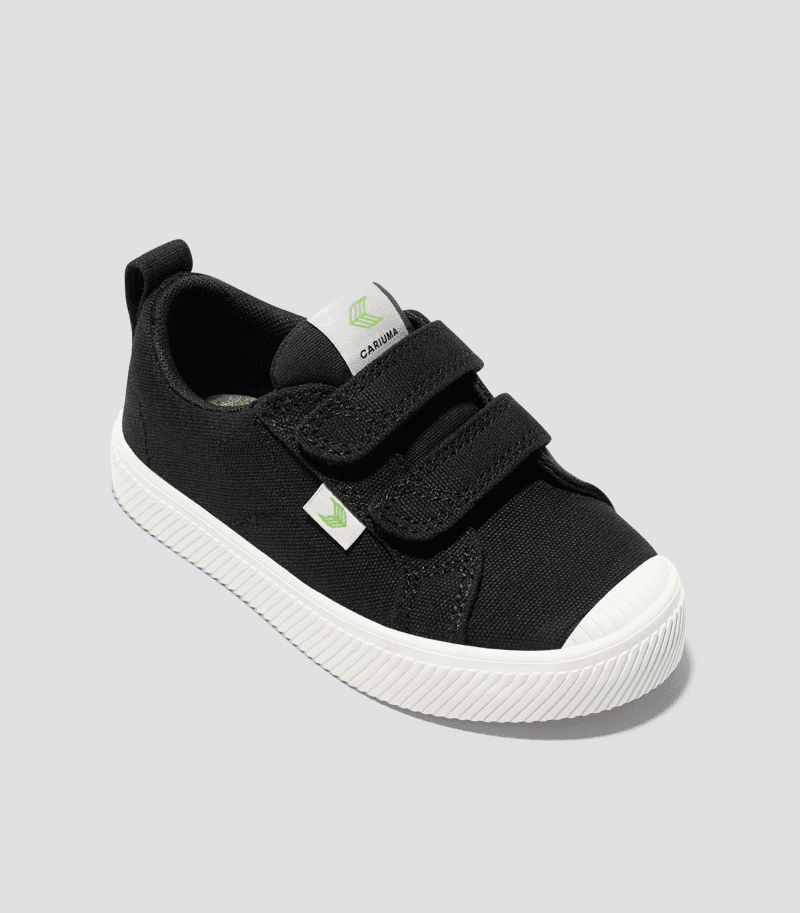 oca low black canvas sneaker kids.fb feed