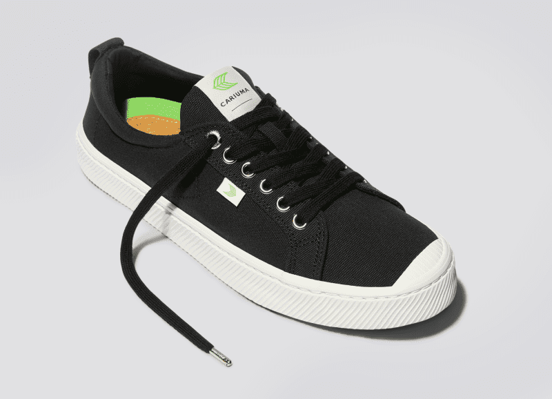 oca low black canvas sneaker.slideshow3 0ee178a3 8bed 4e83 aea5 b7f53fd378f7