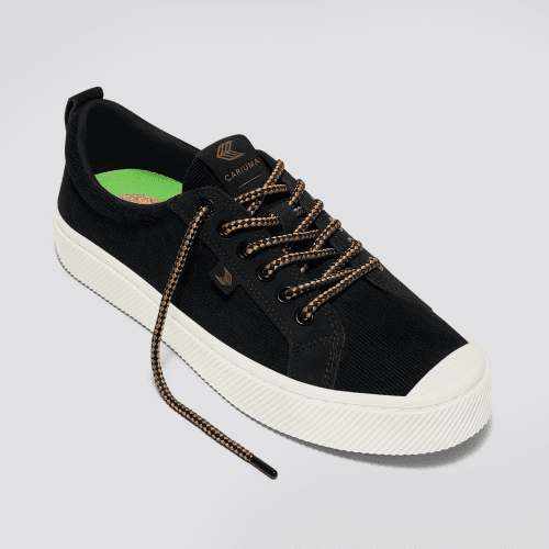 oca low black corduroy suede sneaker.fb feed