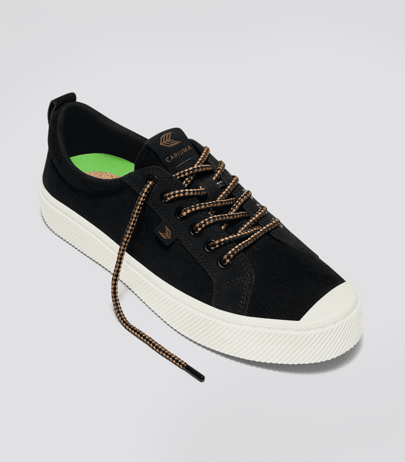 oca low black corduroy suede sneaker.fb feed