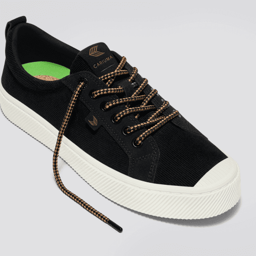 oca low black corduroy suede sneaker.slideshow2