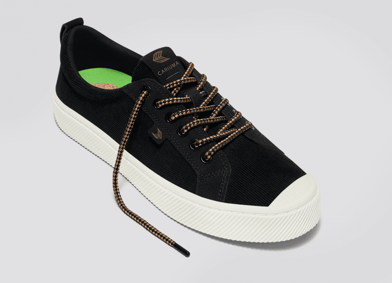 oca low black corduroy suede sneaker.slideshow2