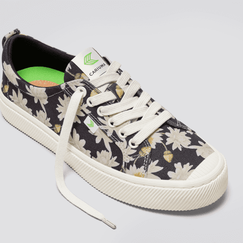 oca low black giant lilies canvas sneaker.slideshow2 1e7a6457 efb3 42c8 8518 4c013f705bfd