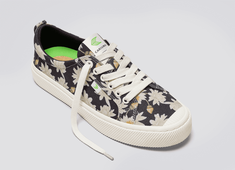 oca low black giant lilies canvas sneaker.slideshow2 1e7a6457 efb3 42c8 8518 4c013f705bfd