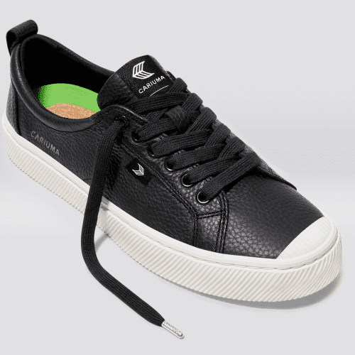 oca low black premium leather sneaker.slideshow2 0e2a2a22 85b5 4bb2 b641 0a663a2d0987