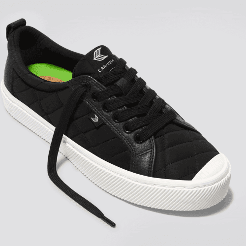 oca low black quilt recycled sneaker.slideshow2 12567602 159e 4e94 a37a 7f999715face