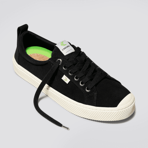 oca low black suede sneaker.fb feed