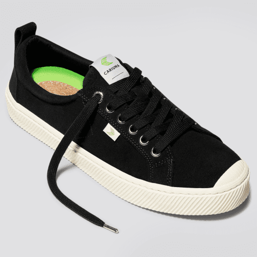 oca low black suede sneaker.slideshow3