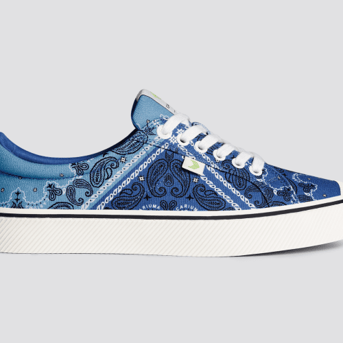 oca low blue bandana canvas sneaker.slideshow1