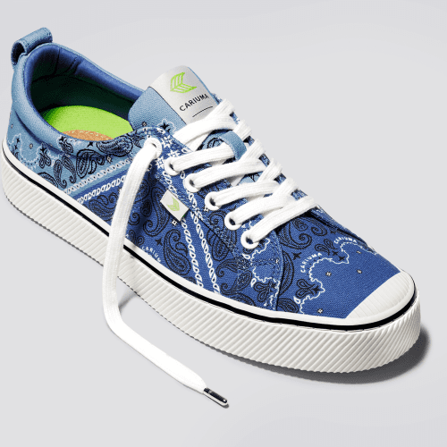 oca low blue bandana canvas sneaker.slideshow3