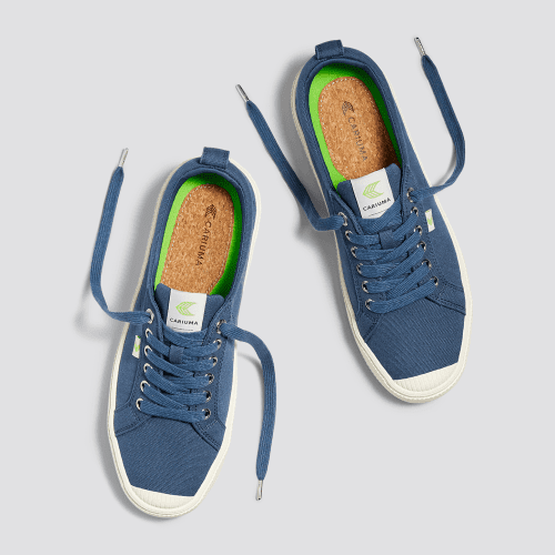 oca low blue canvas sneaker.slideshow5