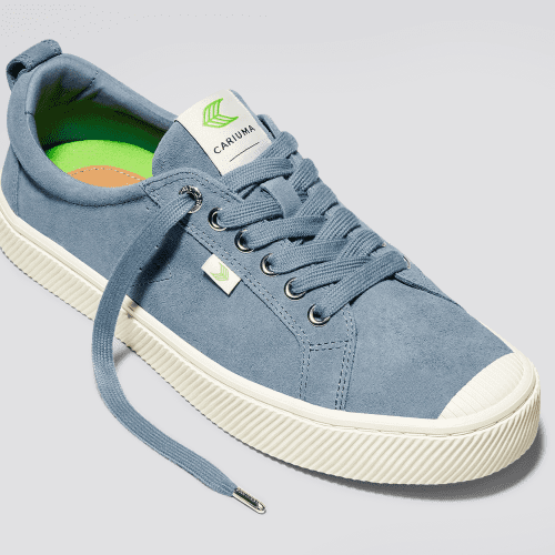 oca low blue mirage suede sneaker.feature 1