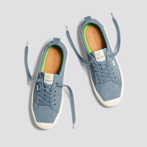 oca low blue mirage suede sneaker.feature 3