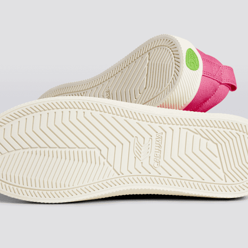 oca low bright pink canvas sneaker.slideshow2