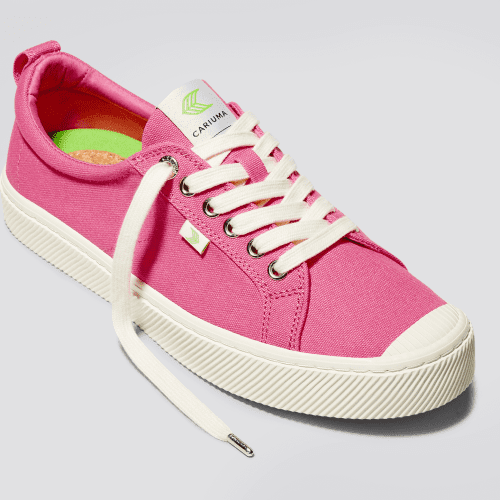 oca low bright pink canvas sneaker.slideshow3 fa4f6865 7eb0 42fd a9f6 11b2c9aacad0