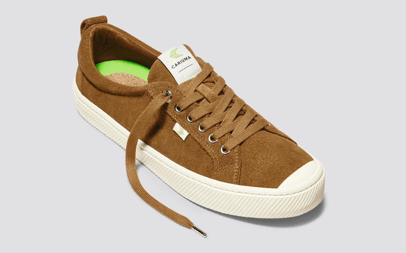 oca low camel brown suede sneaker.feature 1