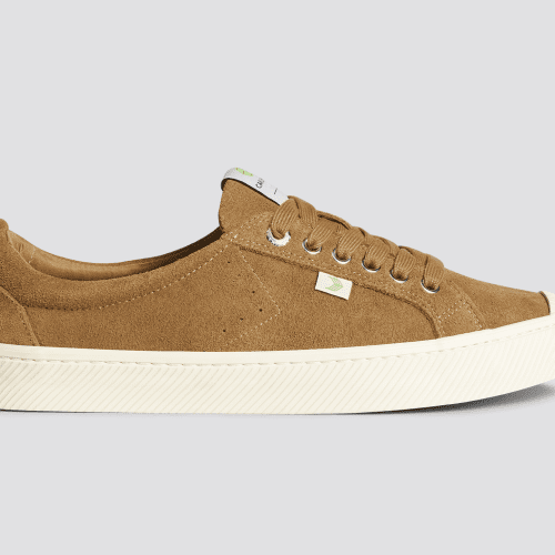 oca low camel brown suede sneaker.slideshow1