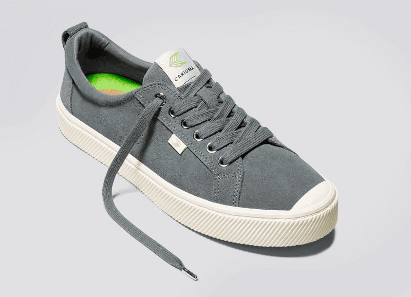 oca low charcoal grey suede sneaker.slideshow3