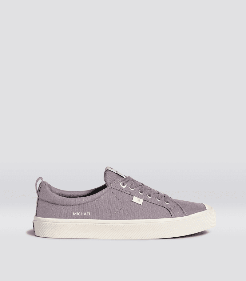 oca low custom grey canvas sneaker.hover