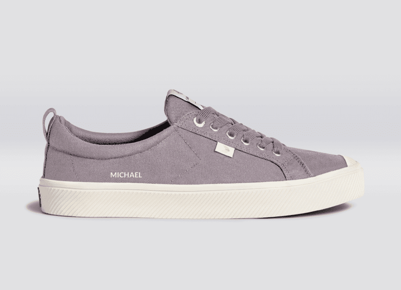 oca low custom grey canvas sneaker.slideshow1