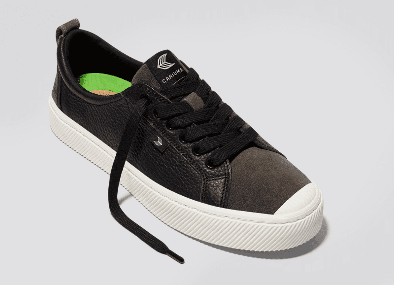 oca low dark khaki suede premium leather sneaker.slideshow2