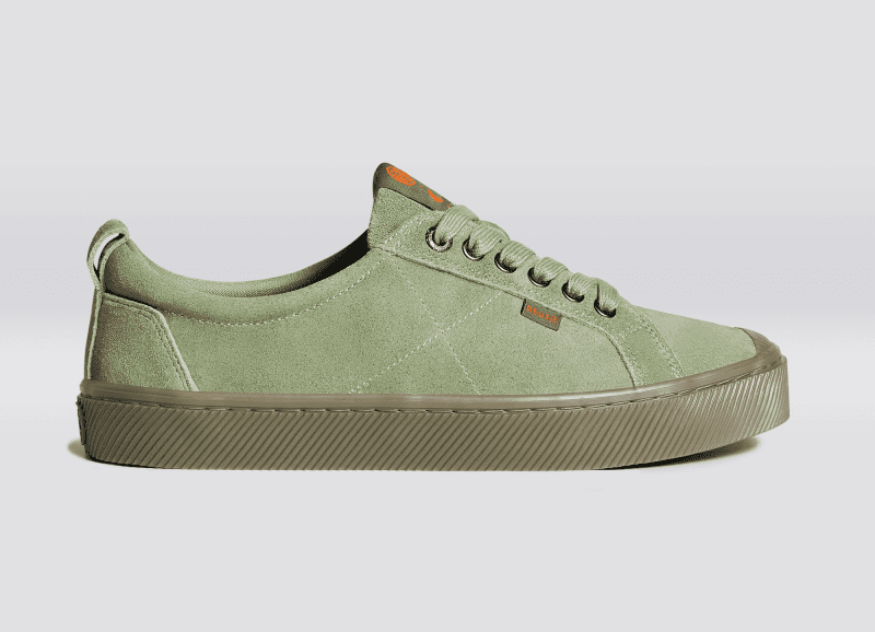 oca low deus ex machina green suede sneaker.slideshow1