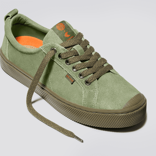 oca low deus ex machina green suede sneaker.slideshow3