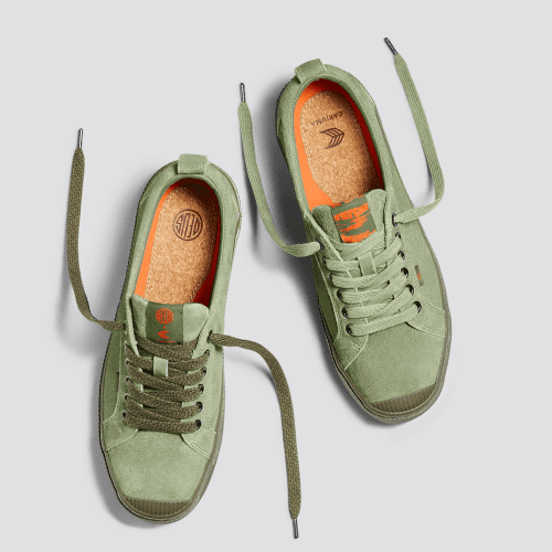 oca low deus ex machina green suede sneaker.slideshow5