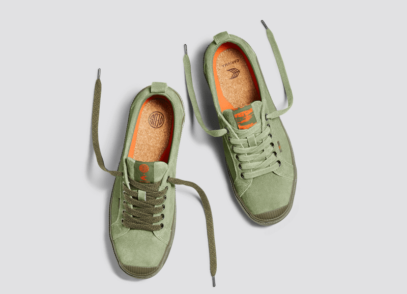 oca low deus ex machina green suede sneaker.slideshow5