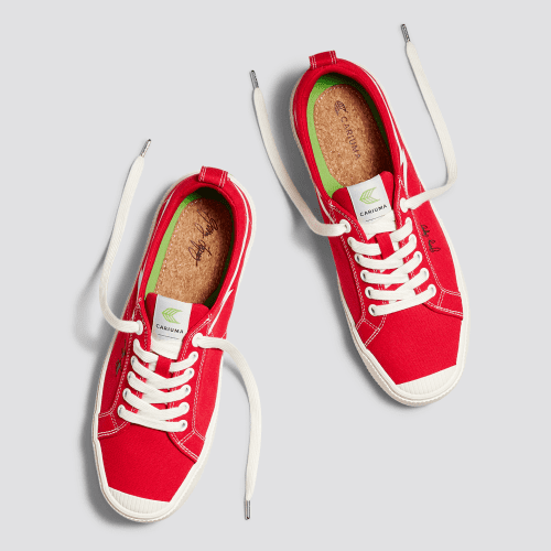 oca low gerry lopez red canvas sneaker.slideshow5