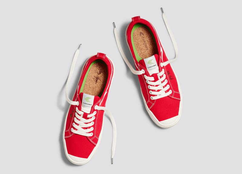 oca low gerry lopez red canvas sneaker.slideshow5